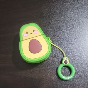 Cute Avocado AirPods Case with Keychain